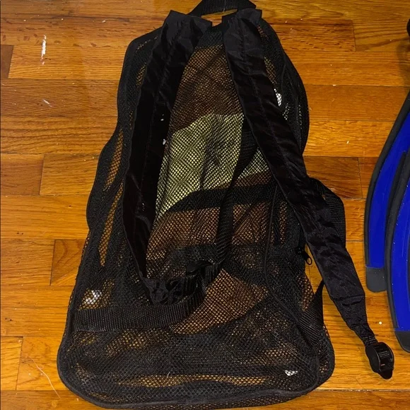 Speedo Dive Blue & Black Snorkel Set with Bag - NWOT - Picture 6 of 10